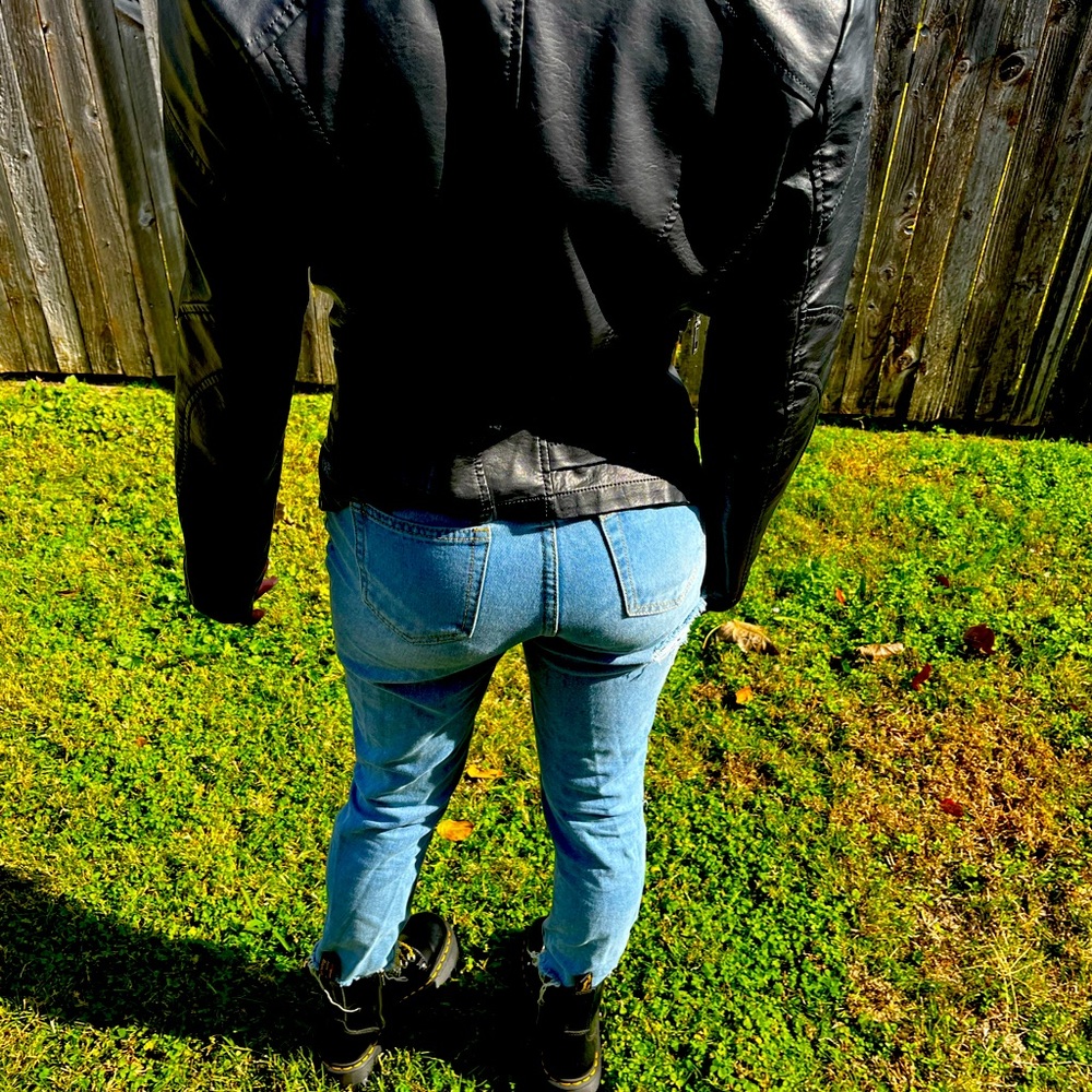Leather like jacket